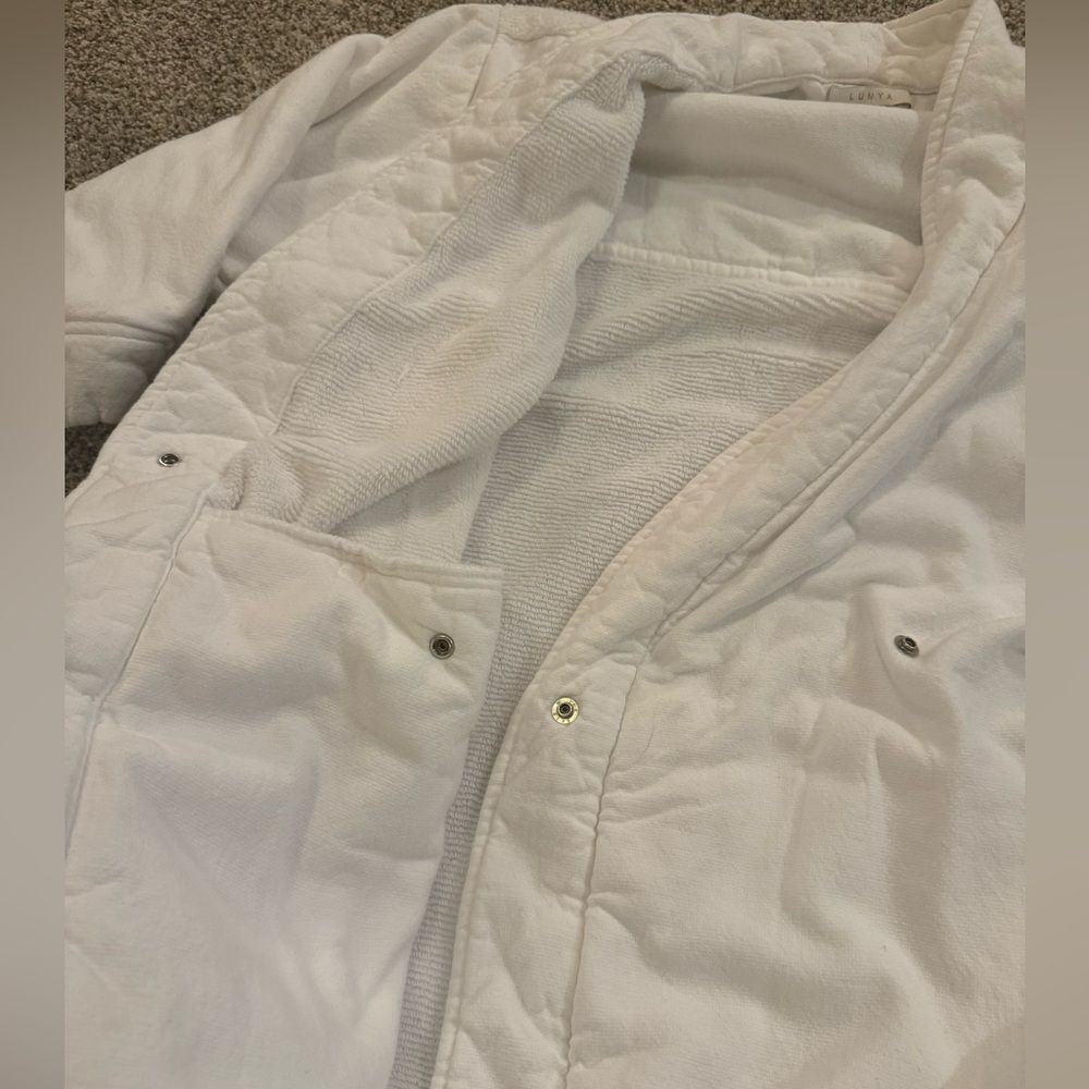 Lunya Cotton Terry Robe | Medium | White - Picture 10 of 15
